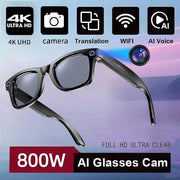 New 800W Camera AI Glasses Men Color-Changing Smart Translation Glasses Photo Video Recording Waterproof Call Smart Sunglasses