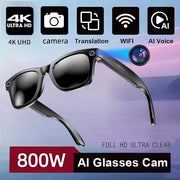 New 800W Camera AI Glasses Men Color-Changing Smart Translation Glasses Photo Video Recording Waterproof Call Smart Sunglasses